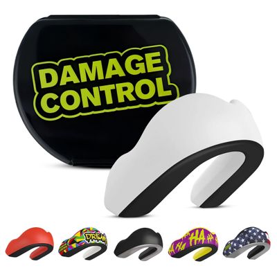 DAMAGE CONTROL Extreme Impact Mouth Guard  Sports Mouthguard for Boxing, MMA, BJJ, Hockey, Rugby, Lacrosse, & More  Mouthpiece for Teeth & Jaw Protection, for Youth & Adults