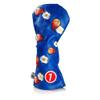 Pins & Aces Golf Co. Ham & Eggs Driver Wood Head Cover - Premium, Hand-Made Leather 1W Headcover - Funny, Tour Quality Golf Club Cover - Style and Customize Your Golf Bag (Driver) view 1