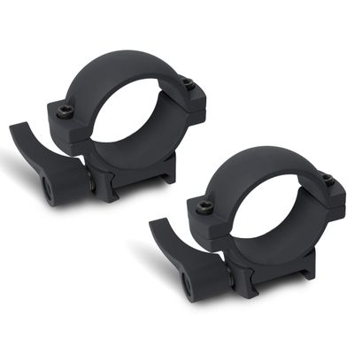 Monstrum Q Series Picatinny/Weaver Scope Rings with Quick Detach Lever | 30 mm Diameter | Low Profile