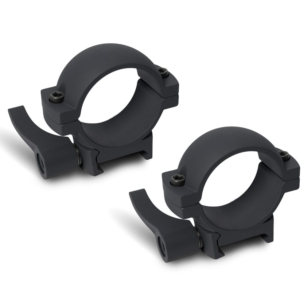 Monstrum Q Series Picatinny/Weaver Scope Rings with Quick Detach Lever | 30 mm Diameter | Low Profile