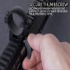 Monstrum Q Series Picatinny/Weaver Scope Rings with Quick Detach Lever | 30 mm Diameter | Low Profile view 3