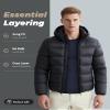 WEERTI Thermal Underwear for Men Long Johns with Fleece Lined Base Layer Men Cold Weather Top Bottom Navy view 4