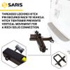 Swing Away Hitch Adapter by Saris | 2" Receiver, 250 lb Capacity | Easy Access & Foldable | Black Alloy Steel | Made in The USA view 3