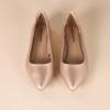 Amazon Essentials Women's Pointed-Toe Ballet Flat, Rose Gold, 15 view 4