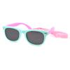 JUSLINK Flexible Baby Sunglasses for Toddler and Infant with Strap Age 0-5 (Green-pink) view 1