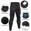 WRAGCFM Compression Pants Mens Leggings,Compression Tights for Men Workout Athletic Running Sports Gym Basketball Leggings Yoga Pants Quick Dry Black,M view 3