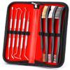 Accmor Gun Cleaning Brush & Pick Tool Kit Including 3 Pcs Double-Ended Brass Steel Nylon Scratch Brushes Bristle, 5 Stainless Steel Pick & 1 Plastic Picks view 1