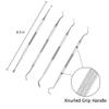 Accmor Gun Cleaning Brush & Pick Tool Kit Including 3 Pcs Double-Ended Brass Steel Nylon Scratch Brushes Bristle, 5 Stainless Steel Pick & 1 Plastic Picks view 4