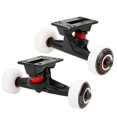 Alomejor Skateboard Truck Bracket Kit Skateboard Wheel Bracket Bridge Set Longboard Truck Kit Accessory Combination