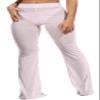 Awoscut Women See Through Sheer Mesh Pants Beach Swimsuit Bikini Bottom Cover up Party Club Elastic High Waist Wide Leg Pants D-White view 1