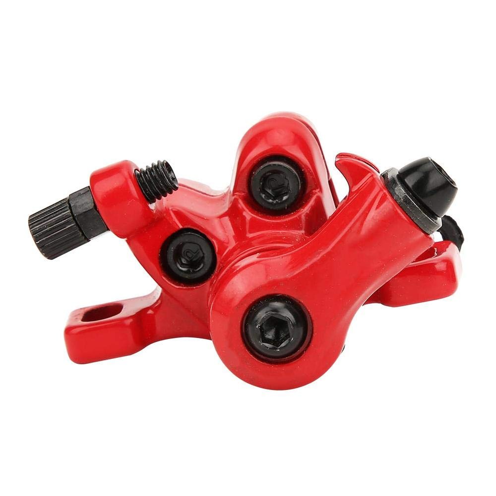 Disc Brake Rear Wheel Disc Brake Mechanical Cycling Front/Rear Caliper Brake Clamp for 365 Electric Scooter(Red)