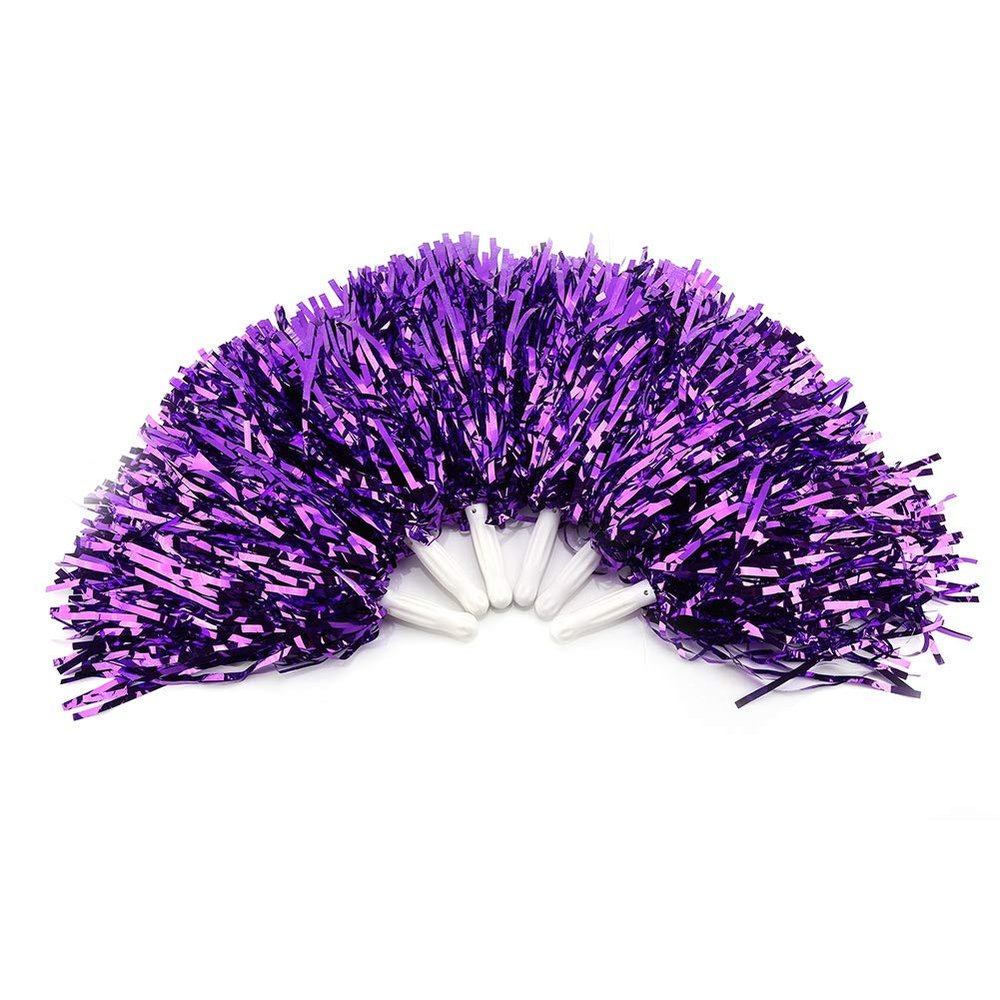 6Pcs Cheerleading Pom Poms Party Dance Accessory Sports Pompoms Cheer Chear Poms()
