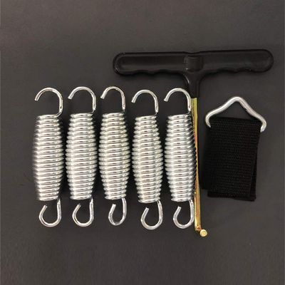 Shan Trampoline Spring (87, 100, 120, 140, 165 mm) Spring Replacement, Trampoline Accessories, Triangle Buckle (10)