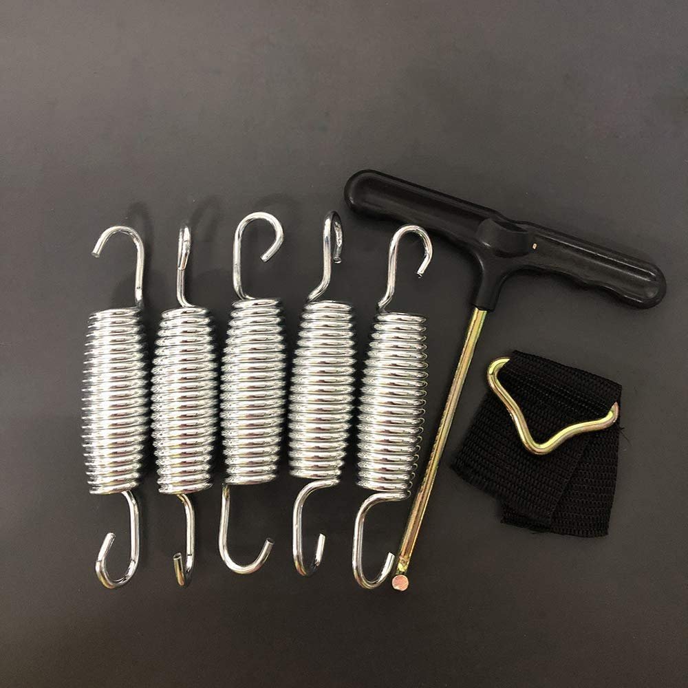 Trampoline Spring (87, 100, 120, 140, 165 mm) Spring Replacement Spring, Trampoline Accessories, Trampoline Triangle Buckle (12)