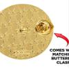 Crown Awards Cross Country Chenille Pin, Gold Cross Country Running Award Pins, 50 Pack Prime view 2