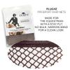 Plughz ProSport Equestrian Sleeve No Knot No Seam No Slip Hair Net (Light Brown) 2 Pack view 4