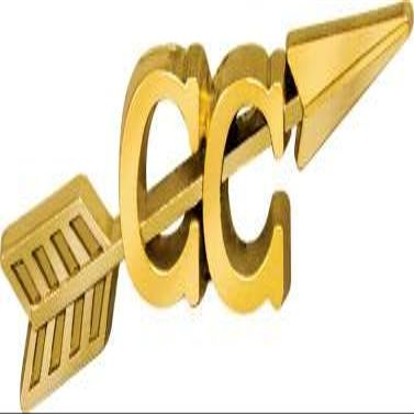 Crown Awards Cross Country Chenille Pin, Gold Cross Country Running Award Pins, 100 Pack
