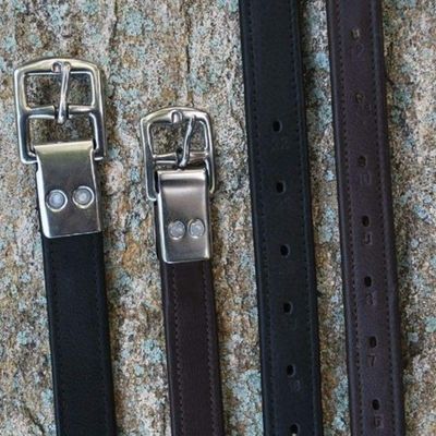 KL Select Black Oak 1 X 48 Black Calf Lined, W/Rivet
