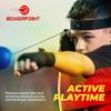 Boxerpoint Boxing Reflex Ball - Small, Multi-Color, Kids - Hand-Eye Coordination Training & Boxing Practice Set - 3-Level Reflex with Headband & Wraps - Gifts for Teen Boys, Gym Equipment view 2