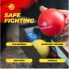 Boxerpoint Boxing Reflex Ball - Small, Multi-Color, Kids - Hand-Eye Coordination Training & Boxing Practice Set - 3-Level Reflex with Headband & Wraps - Gifts for Teen Boys, Gym Equipment view 3
