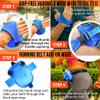 2-in-1 Running Fun Blue Handheld 12 Oz Water Bottle & Belt Add-on  Strap to Hand or Slide on Belt  Waterproof Pocket for Money, Key, ID  Maximize Your Time, Freedom & Health view 4