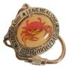 "I'M CRABBY LEAVE ME ALONE" Oval Spinning Center Crab Baltimore MD Key Chain- Maryland Souvenirs view 2