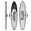 BOTE Brand SUP Board Zip Up Coffin Travel Storage Bag with Shoulder Carry Strap fitted Gatorshell Epoxy Compatible Stand Up Paddle Boards Travel Protection Multiple Size Options view 1