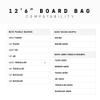 BOTE Brand SUP Board Zip Up Coffin Travel Storage Bag with Shoulder Carry Strap fitted Gatorshell Epoxy Compatible Stand Up Paddle Boards Travel Protection Multiple Size Options view 4