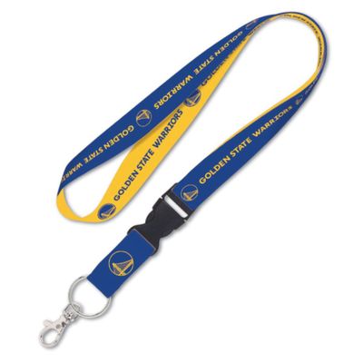 Golden State Warriors Basketball 1-Inch Lanyard With Detachable Buckle