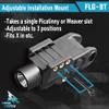 Hawk Gazer FLG-9T Low Profile Rechargeable Flashlight Green Laser Sight Combo view 4