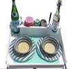 Docktail Bar Utility Boat Table - with Pedestal Adapter Plate (Post/Floor Mount Not Included) | Boat Caddy Organizer, Portable Boat Table and Boat Bar with Cup Holders view 1