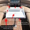 Docktail Bar Utility Boat Table - with Pedestal Adapter Plate (Post/Floor Mount Not Included) | Boat Caddy Organizer, Portable Boat Table and Boat Bar with Cup Holders view 4