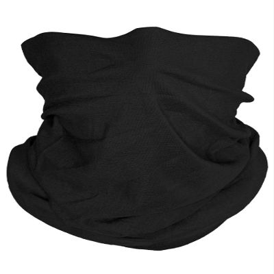 TOP HEADWEAR Multifunctional Face Covering Neck Gaiter Scarf - Black