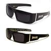 Locs Gangsta Sunglasses Various Combos 58 Style (2 Pack Black Plain and Silver Bandana) view 1