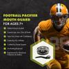 DAMAGE CONTROL Pacifier Mouthpiece  Football Mouthguard with Helmet Strap, Protects Teeth, Jaw & Mouth  Mouth Piece for Sports, No Boiling, Allows Airflow  Gear for Adults & Youth (Terror Bite) view 2