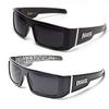 Locs Gangsta Sunglasses Various Combos 58 Style (2 Pack Black Plain and White Bandana) view 1