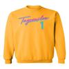 Baku Apparel Miami Team Fans Tua Tagovailoa Vice City Unisex Sweatshirt Crewneck Sweater (Gold, XXX-Large) view 1