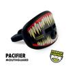 DAMAGE CONTROL Pacifier Mouthpiece  Football Mouthguard with Helmet Strap, Protects Teeth, Jaw & Mouth  Mouth Piece for Sports, No Boiling, Allows Airflow  Gear for Adults & Youth (SymBite) view 3