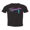 Baku Apparel Miami Team Fans Tua Tagovailoa Vice City Little Kids Girls Boys Toddler T-Shirt (Black, 5T) view 1