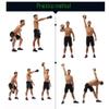 Kettlebells AGYH Black Athletic Kettlebells, Gymnasium-professional Strength Training Equipment For Home Use, 8kg, 12kg, 16kg, 20kg, 24kg (Size : 8kg/17.6lb) view 3