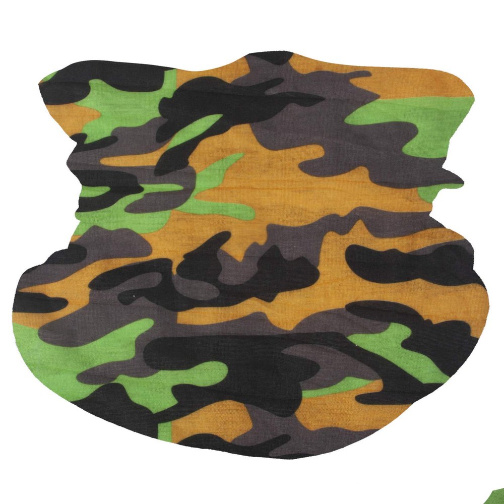 TOP HEADWEAR Multifunctional Face Covering Neck Gaiter Scarf - Foliage Camo