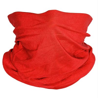 TOP HEADWEAR Multifunctional Face Covering Neck Gaiter Scarf - Red