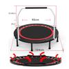 Trampoline 50in Round Silent Trampoline, Aerobic Fitness Training Equipment in Home Gym, Indoor and Outdoor Playground Toys, 2 Models (Size : Style2) view 2