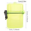 T best Diving Dry Box, Underwater Plastic Transparent Floating Watertight Case Waterproof Diving Sealing Dry Storage Box with Rope Hook for Surfing Canoe Kayak(Transparent Yellow) view 3