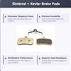 Bike Brake Pads Sintered for Shimano D02S Saint M,810,820,640, TRP, Quadiem, Slate.The Bicycle Replacement Part for OEM Brakes for high Braking Power and Quiet Stops. view 2