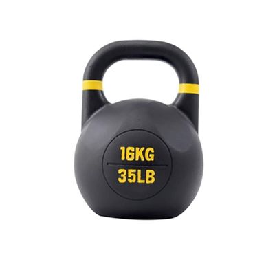 Kettlebells AGYH Black Cast Iron Kettlebells, Professional Strength Training Equipment For The Gym,8kg/10kg/ 12kg/ 16kg/18kg/20kg/ 24kg (Size : 16kg/35.2lb)