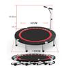 Trampoline 48in Portable Foldable Trampoline, Detachable and Adjustable Armrests, Fitness Equipment for Adults and Children, 2 Models (Size : Style1) view 2