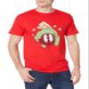 Looney Tunes Men's Martian Bonk T-Shirt, Red, Small