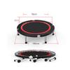 Trampoline 40/48 / 50in Folding Trampoline with Mobile Armrests, Foldable Backboard Trampoline Aerobics, 3 Models, Load 300kg (Color : Style1, Size : 40in) view 2