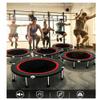 Trampoline 40/48 / 50in Folding Trampoline with Mobile Armrests, Foldable Backboard Trampoline Aerobics, 3 Models, Load 300kg (Color : Style1, Size : 40in) view 3